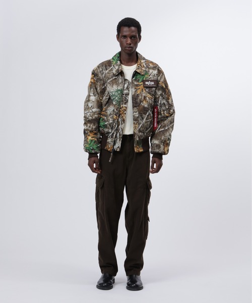 Alpha Industries(アルファインダストリーズ)の「Alpha Industries/アルファ インダストリーズ/CWU 45/P HERITAGE FIT FLIGHT JACKET (CAMO)/CWU 45/P ヘリテージフィット フライトジャケット(ミリタリージャケット・メンズ・カモフラージュ・L/M/S/XS/2XL/XL)」の4枚目の写真