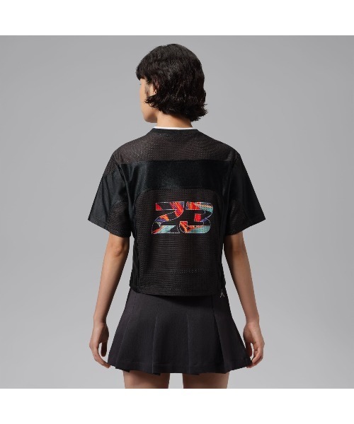 JORDAN BRAND(ジョーダンブランド)の「JORDAN BRAND Jordan Flight(ジョーダンブランド ジョーダン フライト)(Tシャツ/カットソー・レディース・ブラック・MEDIUM/SMALL/X-SMALL/LARGE)」の2枚目の写真