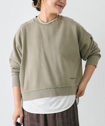 裏毛ショート スウェット プルオーバー