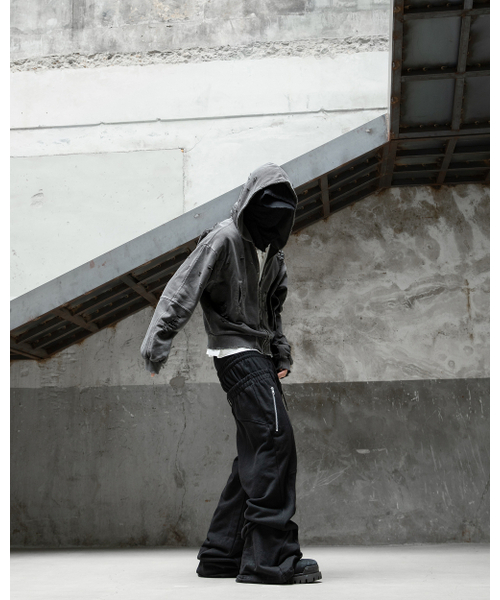 ROARINGRAD(ロアリングラド)の「レイヤードウエストスウェットパンツブラック(その他パンツ・レディース・その他・MEDIUM/LARGE)」の3枚目の写真
