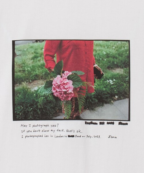 Steven Alan(スティーブンアラン)の「<JIMA × Steven Alan> WTS TEE FLOWER/Tシャツ(Tシャツ/カットソー・メンズ・ホワイト・2/3)」の5枚目の写真