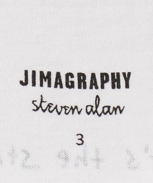 Steven Alan(スティーブンアラン)の「<JIMA × Steven Alan> WTS TEE FLOWER/Tシャツ(Tシャツ/カットソー・メンズ・ホワイト・2/3)」の8枚目の写真