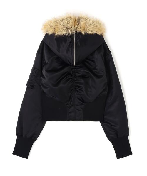 ROYAL FLASH(ロイヤルフラッシュ)の「MITSUKI/ミツキ/DESIGN RIB N-2B JACKET(その他アウター・レディース・カーキ/ブラック・F)」の15枚目の写真