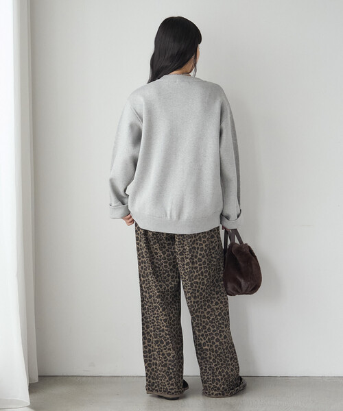 FREAK'S STORE(フリークスストア)の「<低身長サイズあり>ウォッシュ加工 イージーデニムパンツ レオパード(その他パンツ・レディース・その他1・MEDIUM/SMALL/X-SMALL)」の9枚目の写真