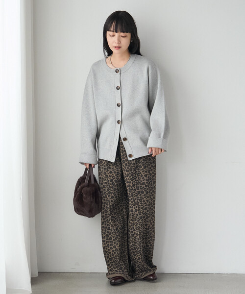 FREAK'S STORE(フリークスストア)の「<低身長サイズあり>ウォッシュ加工 イージーデニムパンツ レオパード(その他パンツ・レディース・その他1・MEDIUM/SMALL/X-SMALL)」の11枚目の写真