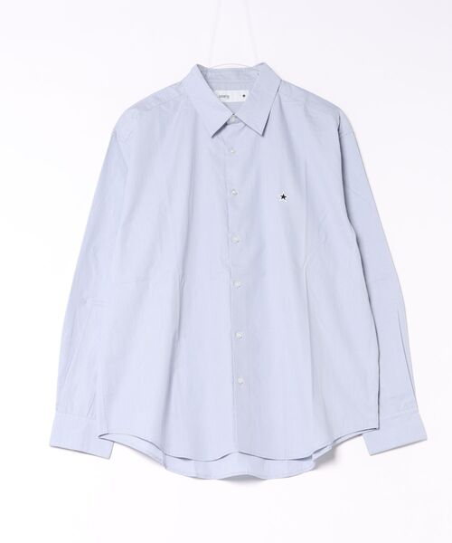 CONVERSE TOKYO(コンバーストウキョウ)の「STAR★ ONEPOINT OVERSIZED SHIRT(シャツ/ブラウス・メンズ・ブラック/ホワイト/ベージュ/サックスブルー・FREE)」の4枚目の写真
