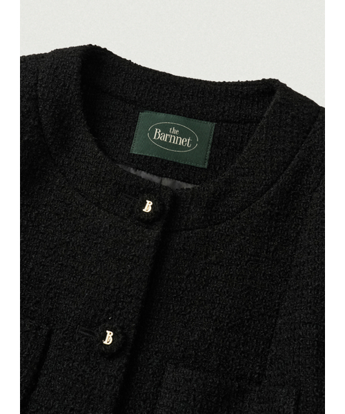 The Barnnet(ザバーネット)の「ANNES ツイードセットアップジャケット ブラック(テーラードジャケット・レディース・その他・SMALL/MEDIUM)」の3枚目の写真