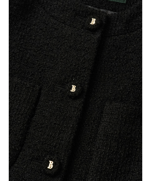The Barnnet(ザバーネット)の「ANNES ツイードセットアップジャケット ブラック(テーラードジャケット・レディース・その他・SMALL/MEDIUM)」の4枚目の写真