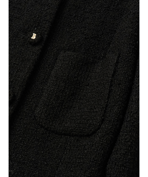 The Barnnet(ザバーネット)の「ANNES ツイードセットアップジャケット ブラック(テーラードジャケット・レディース・その他・SMALL/MEDIUM)」の5枚目の写真