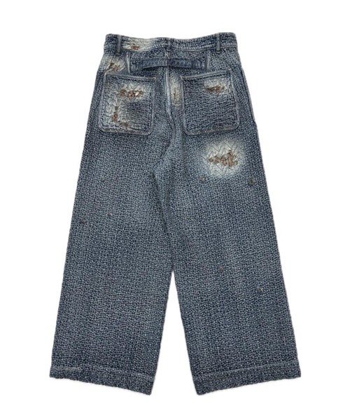 DAIRIKU(ダイリク)の「DAIRIKU / ダイリク "BORO" Denim Sailor Pants(デニムパンツ・メンズ・ブルー系その他・MEDIUM)」の2枚目の写真