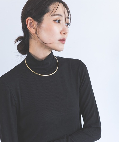 GLOBAL WORK(グローバルワーク)の「ウールテンセルハイネックプルオーバー/797335(ニット/セーター・レディース・ワインレッド/サックスブルー/グレー/フューシャピンク/グリーン系その他4/ベージュ系その他3/ホワイト/ブラック・MEDIUM/LARGE)」の21枚目の写真