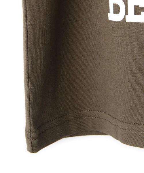 green label relaxing（グリーンレーベルリラクシング）の「【KIDS】オーガニックコットン BIGナンバリングプリント Tシャツ 5L◆（Tシャツ/カットソー・キッズ・オフホワイト/オリーブ・105/135/95/125/115）」の7枚目の写真