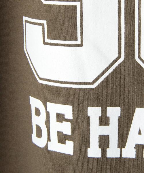 green label relaxing（グリーンレーベルリラクシング）の「【KIDS】オーガニックコットン BIGナンバリングプリント Tシャツ 5L◆（Tシャツ/カットソー・キッズ・オフホワイト/オリーブ・105/135/95/125/115）」の8枚目の写真