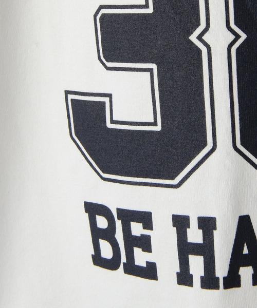 green label relaxing（グリーンレーベルリラクシング）の「【KIDS】オーガニックコットン BIGナンバリングプリント Tシャツ 5L◆（Tシャツ/カットソー・キッズ・オフホワイト/オリーブ・105/135/95/125/115）」の10枚目の写真