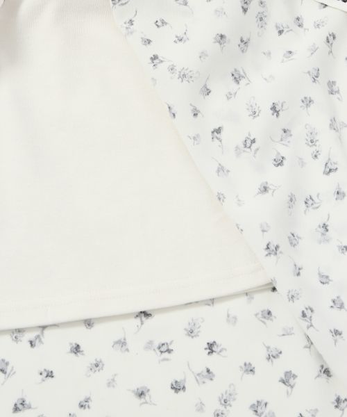 Heather（ヘザー）の「コバナガラスリットスカート　717086（スカート・レディース・ネイビー/オフホワイト・FREE）」の8枚目の写真