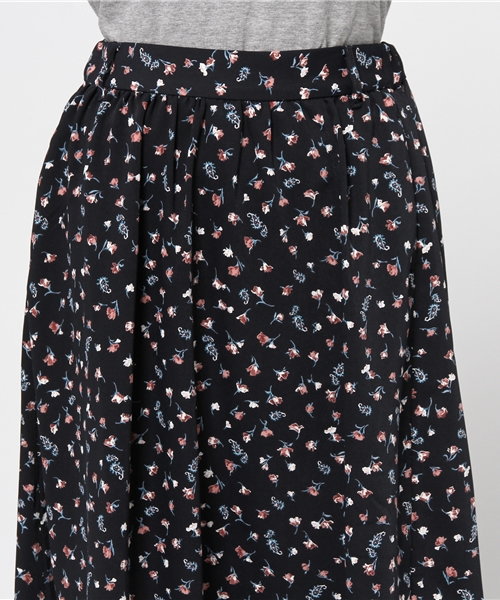 Heather（ヘザー）の「コバナガラスリットスカート　717086（スカート・レディース・ネイビー/オフホワイト・FREE）」の10枚目の写真