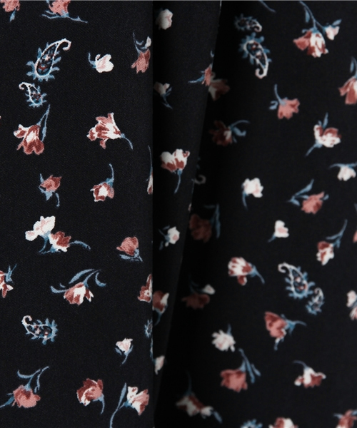 Heather（ヘザー）の「コバナガラスリットスカート　717086（スカート・レディース・ネイビー/オフホワイト・FREE）」の14枚目の写真