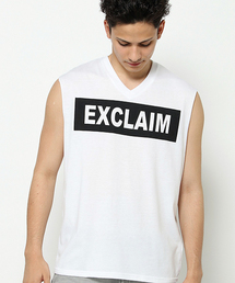 VENCEEXCHANGE | ロング丈BOXロゴプリントノースリーブT (タンクトップ)