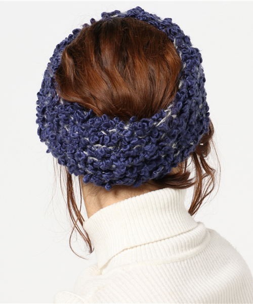 チャイハネ（チャイハネ）の「【チャイハネ】ポコポコターバン風ヘアバンド（ヘアバンド・レディース・ブラウン/ブルー/グレー・FREE）」の11枚目の写真