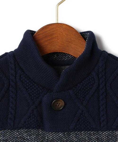 green label relaxing（グリーンレーベルリラクシング）の「【KIDS】ウラキモウ コンビベスト（ベスト・キッズ・ネイビー/ブラック・105/135/125/115/95）」の4枚目の写真