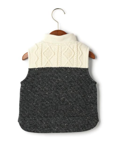 green label relaxing（グリーンレーベルリラクシング）の「【KIDS】ウラキモウ コンビベスト（ベスト・キッズ・ネイビー/ブラック・105/135/125/115/95）」の9枚目の写真