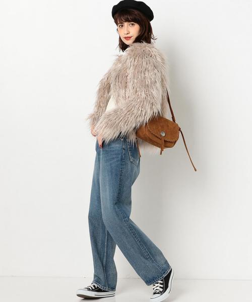 Another Edition（アナザーエディション）の「フェイクファーコート/　AEMBC FAKE FUR CT（その他アウター・レディース・ベージュ/ピンク・FREE）」の6枚目の写真