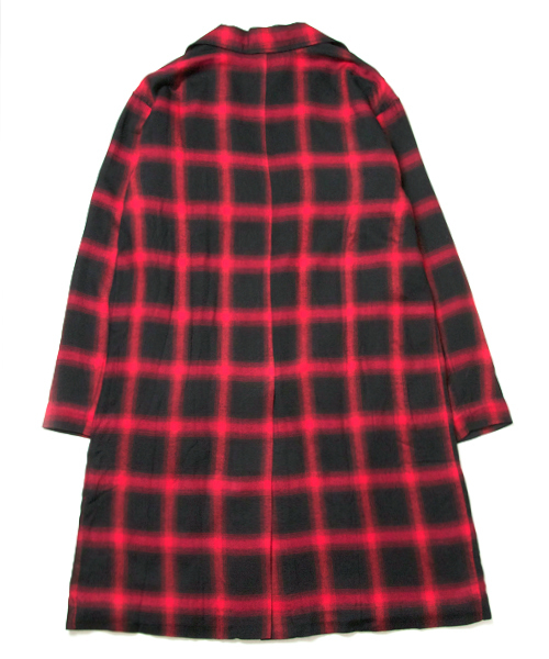JACKROSE（ジャックローズ）の「 Luvオンブレチェックチェスターコート（シャツ/ブラウス・メンズ・ブラック/レッド・L/M）」の8枚目の写真