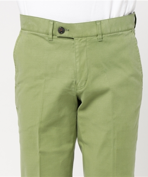 ABAHOUSE（アバハウス）の「【Recency of Mine】コットン/テンセル ストレッチバックサテン（スラックス・メンズ・オリーブ/ブラック・48/46/44/50）」の6枚目の写真