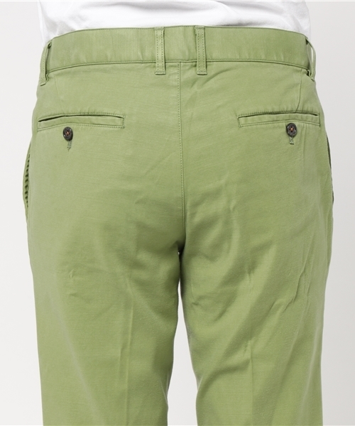 ABAHOUSE（アバハウス）の「【Recency of Mine】コットン/テンセル ストレッチバックサテン（スラックス・メンズ・オリーブ/ブラック・48/46/44/50）」の7枚目の写真