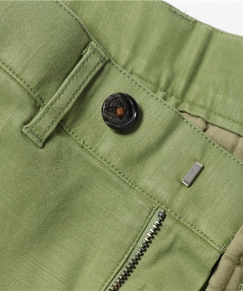 ABAHOUSE（アバハウス）の「【Recency of Mine】コットン/テンセル ストレッチバックサテン（スラックス・メンズ・オリーブ/ブラック・48/46/44/50）」の11枚目の写真