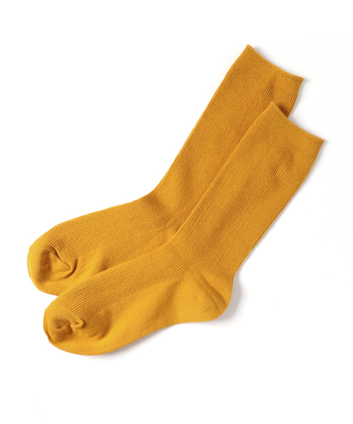 Fun & Daily（ファンアンドデイリー）の「F&D : リブ編みナチュラルソックス（ソックス/靴下・レディース・グレー/チャコールグレー/ワインレッド/マスタード/ブラック/ブルー/ホワイト/ベージュ/ピンク/ブラウン/グリーン・FREE）」の16枚目の写真