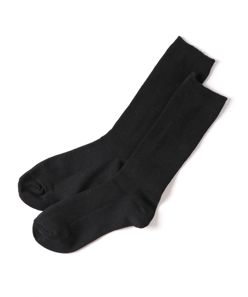 Fun & Daily（ファンアンドデイリー）の「F&D : リブ編みナチュラルソックス（ソックス/靴下・レディース・グレー/チャコールグレー/ワインレッド/マスタード/ブラック/ブルー/ホワイト/ベージュ/ピンク/ブラウン/グリーン・FREE）」の3枚目の写真