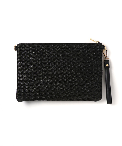 PLAIN CLOTHING（プレーンクロージング）の「2WAYチロリアンクラッチバッグ【PLAIN CLOTHING】（クラッチバッグ・レディース・ベージュ/ブラック・FREE）」の13枚目の写真
