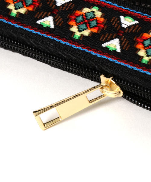 PLAIN CLOTHING（プレーンクロージング）の「2WAYチロリアンクラッチバッグ【PLAIN CLOTHING】（クラッチバッグ・レディース・ベージュ/ブラック・FREE）」の14枚目の写真