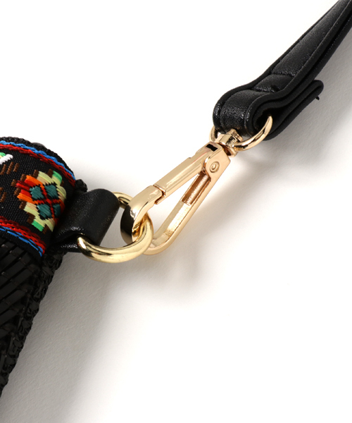 PLAIN CLOTHING（プレーンクロージング）の「2WAYチロリアンクラッチバッグ【PLAIN CLOTHING】（クラッチバッグ・レディース・ベージュ/ブラック・FREE）」の15枚目の写真