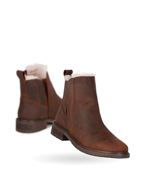 EMU Australia(エミューオーストラリア)の「Pioneer Leather(ブーツ・レディース・チャコールグレー/ブラック/ダークベージュ/ブラウン・5/6/7/8/9)」の4枚目の写真