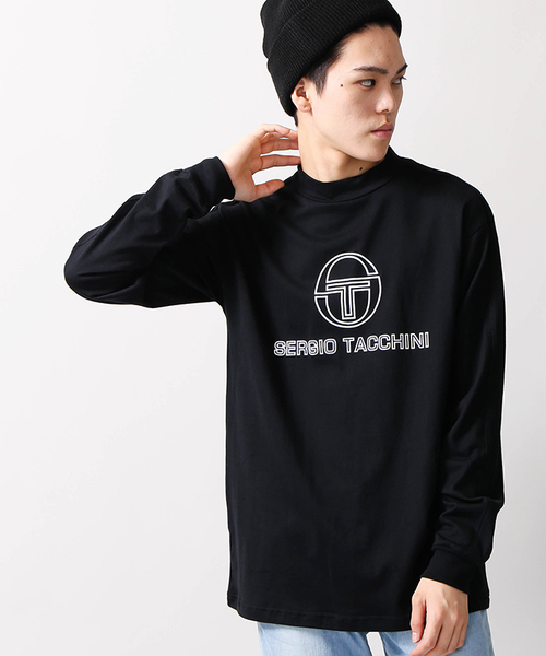 SERGIO TACCHINI（セルジオタッキーニ）の「∴WEGO/SERGIO TACCHINIコラボロングTシャツ（Tシャツ/カットソー・メンズ・ブラック/レッド/イエロー・MEDIUM/LARGE）」の2枚目の写真