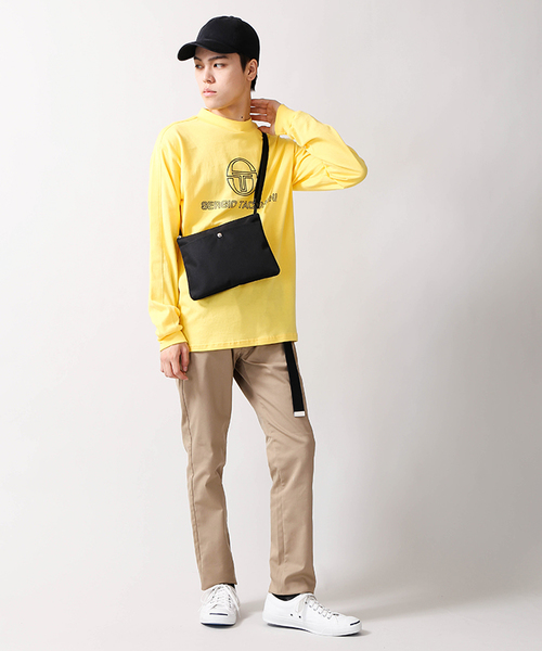 SERGIO TACCHINI（セルジオタッキーニ）の「∴WEGO/SERGIO TACCHINIコラボロングTシャツ（Tシャツ/カットソー・メンズ・ブラック/レッド/イエロー・MEDIUM/LARGE）」の20枚目の写真