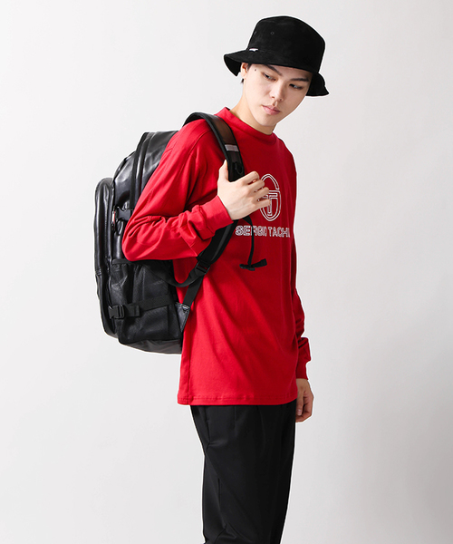 SERGIO TACCHINI（セルジオタッキーニ）の「∴WEGO/SERGIO TACCHINIコラボロングTシャツ（Tシャツ/カットソー・メンズ・ブラック/レッド/イエロー・MEDIUM/LARGE）」の13枚目の写真