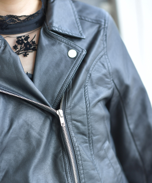 rps(アールピーエス)の「ライダースジャケット(ライダースジャケット・レディース・ブラック/ブラウン/キャメル/グレイッシュベージュ/ピンクベージュ・M)」の19枚目の写真