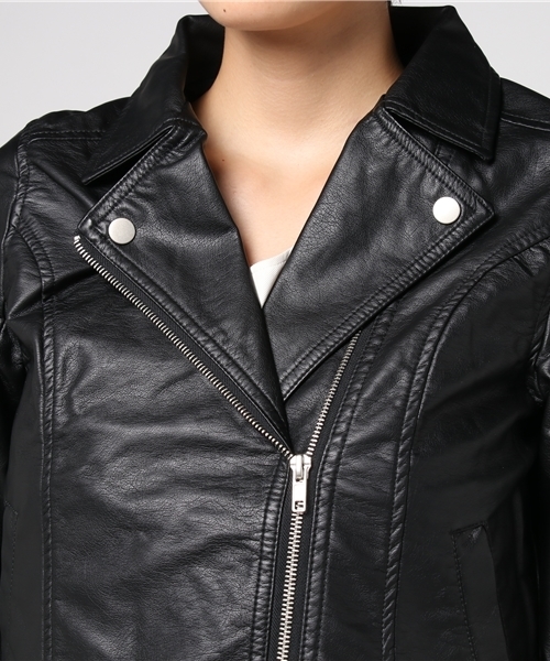 rps(アールピーエス)の「ライダースジャケット(ライダースジャケット・レディース・ブラック/ブラウン/キャメル/グレイッシュベージュ/ピンクベージュ・M)」の10枚目の写真