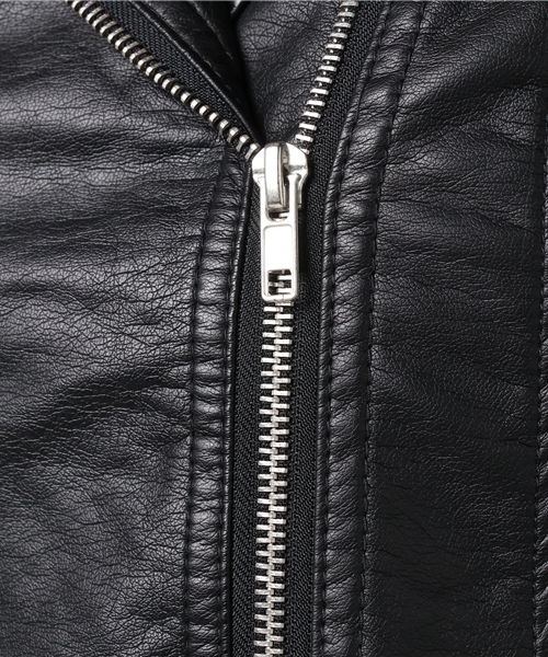 rps(アールピーエス)の「ライダースジャケット(ライダースジャケット・レディース・ブラック/ブラウン/キャメル/グレイッシュベージュ/ピンクベージュ・M)」の14枚目の写真