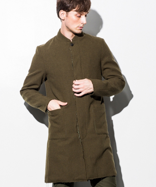 CDM BY CARPEDIEM（シーディーエムバイカルペディエム）の「CDM BY CARPEDIEM(シーディーエム バイ カルペディエム)ヴィンテージツイードワークコート MADE IN JAPAN（ミリタリージャケット・メンズ・ブラック/カーキ・SMALL/MEDIUM/LARGE）」の2枚目の写真