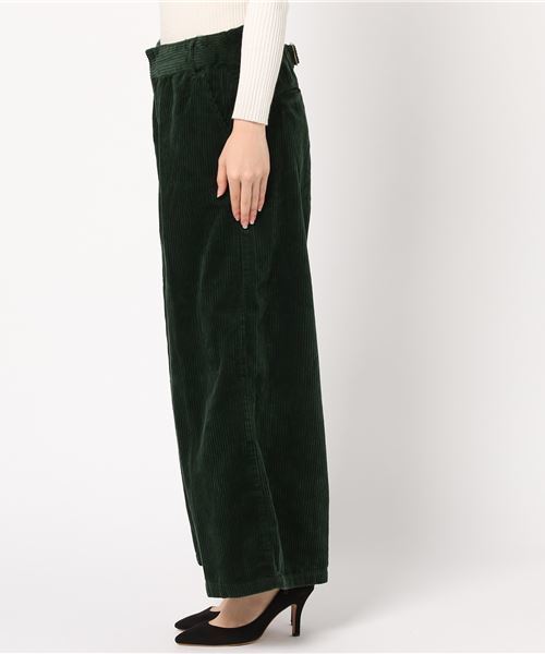 CIAOPANIC TYPY（チャオパニックティピー）の「太コールワイドクロップドパンツ（その他パンツ・レディース・グリーン/ネイビー/ベージュ・MEDIUM/SMALL）」の5枚目の写真