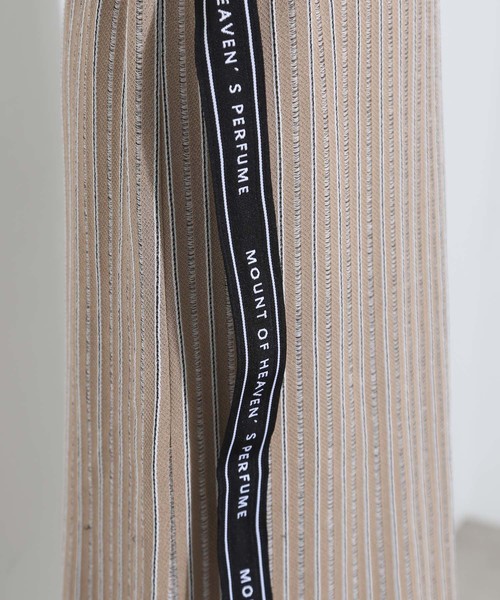 UNITED TOKYO(ユナイテッドトウキョウ)の「アセストライプワンピース(ワンピース・レディース・ベージュ/グリーン・1)」の10枚目の写真