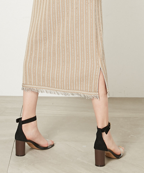 UNITED TOKYO(ユナイテッドトウキョウ)の「アセストライプワンピース(ワンピース・レディース・ベージュ/グリーン・1)」の19枚目の写真