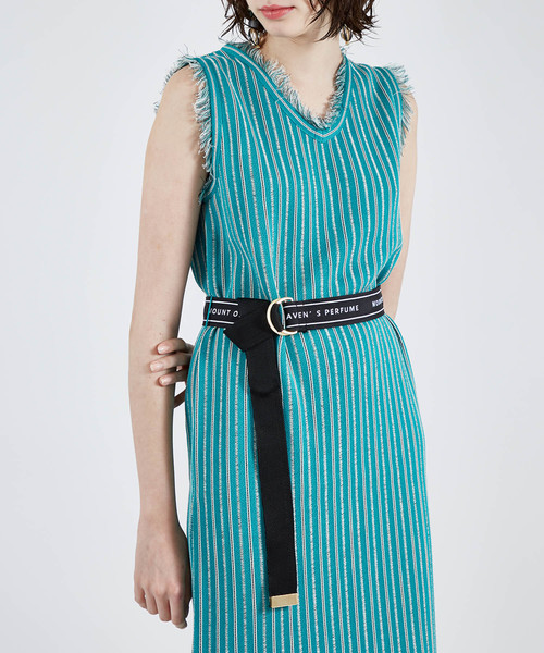 UNITED TOKYO(ユナイテッドトウキョウ)の「アセストライプワンピース(ワンピース・レディース・ベージュ/グリーン・1)」の17枚目の写真