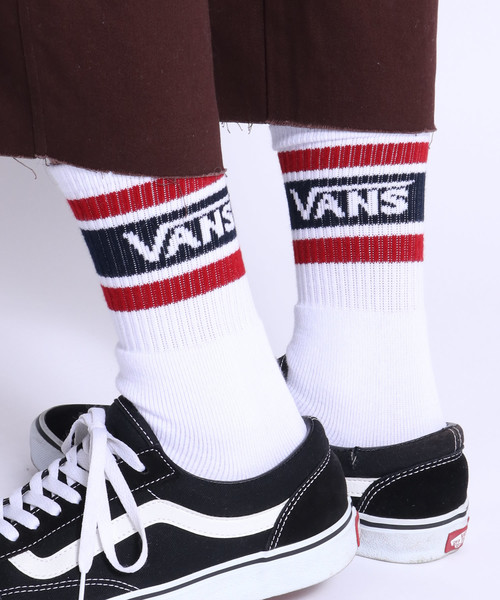 VANS(バンズ)の「VANS/ヴァンズ College Basic 3PSocks ラインソックス ストリート スケーター(ソックス/靴下・メンズ・ホワイト系その他・S/M)」の8枚目の写真