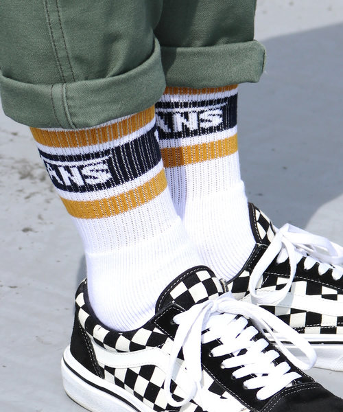 VANS/ヴァンズ College Basic 3PSocks ラインソックス