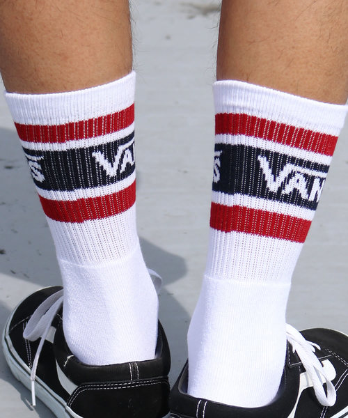 VANS(バンズ)の「VANS/ヴァンズ College Basic 3PSocks ラインソックス ストリート スケーター(ソックス/靴下・メンズ・ホワイト系その他・S/M)」の6枚目の写真